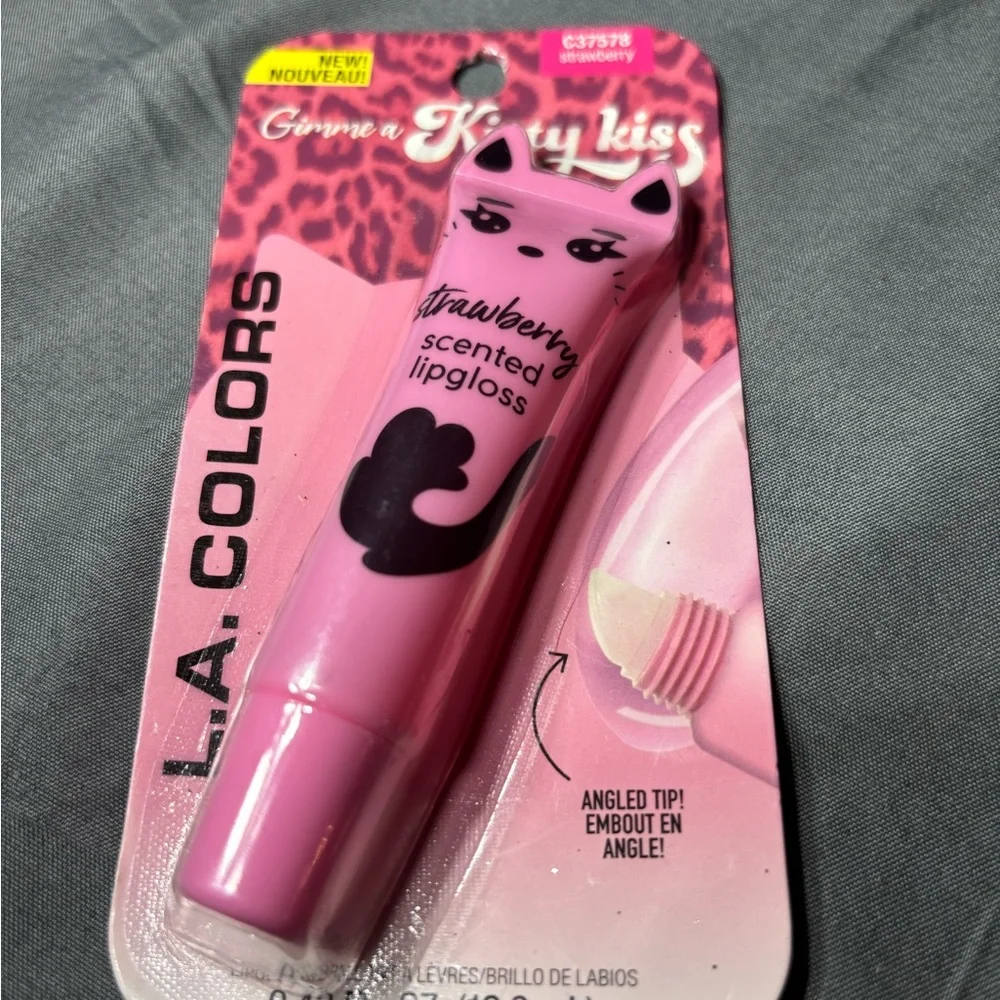 New L.A. COLORS Purrfectly Rosy 3 pc Makeup Set Eyes Blush Lips - Picture 6 of 7